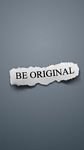 pic for Be Original
